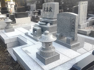 横型墓石（仙台市内）